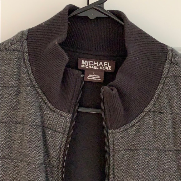 Michael Kors black/Grey zip vest - Picture 2 of 4